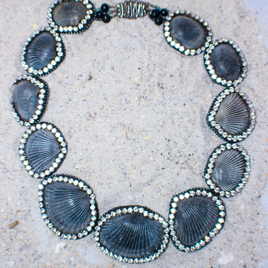 Blue Folly Beach Shell Necklace