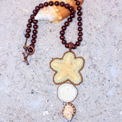Starfish and Sandollar Necklace